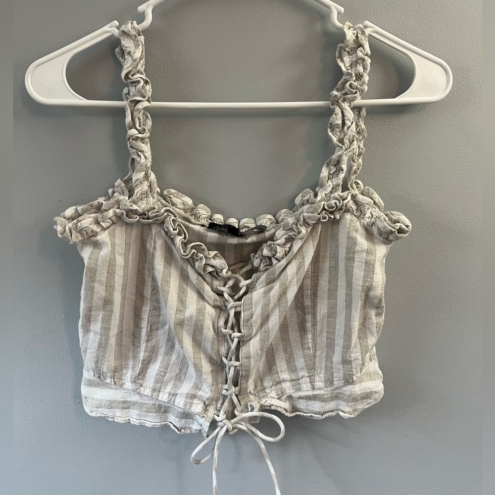Derek Heart Crop Tank Top